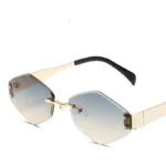 Gold Frame Green Top Yellow Bottom