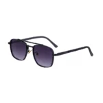 C5 Dark Red Dot Black Frame Double Gray