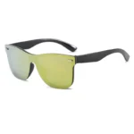 Black Frame Green Water Silver-Strip