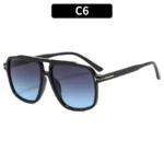C6-black Frame Gray Blue Film