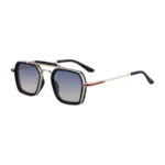 C4 Bright Black Gold Frame Green-yellow