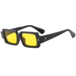 Bright Black Frame Yellow Film