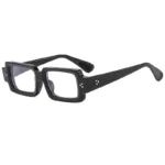 Bright Black Frame Transparent Lens