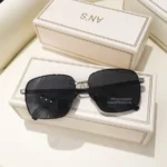 Silver Black Frame Black Film