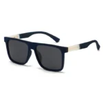 Blue-framed Black-gray Lenses (polarized)