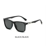 Black Frame Black and Grey Lens
