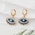 Golden Blue Spot Drill Eyes