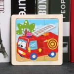 MZM-9-Piece Puzzle Fire Truck