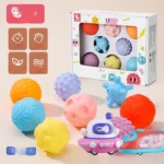 [8-piece Set] + White Flying Saucer + Pink High-speed Train