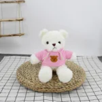 White [Pink Bear Hoodie]