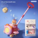 Red small plane bubble machine [giraffe]]