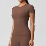 7103 Short Sleeve-Chestnut