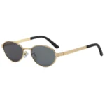 Gold Frame Black and Grey Lens