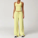 3058 Vest + 3058 Trousers - Light Yellow