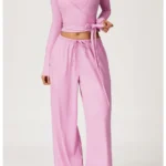3058 Long Sleeves + 3058 Vest + 3058 Long Pants -- Rose Pink