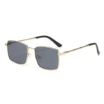 Gold Frame Black and Grey Lens