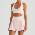 Cherry Blossom Pink: Bra + Skirt