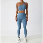 Light Gray-blue Vest + Long Pants