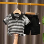 Navy suit black
