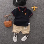 Polo suit navy blue