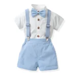 589 Stand Collar-Sky Blue