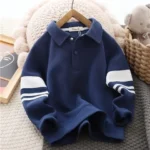 Navy Blue Lapel