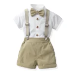 592 Stand Collar Khaki