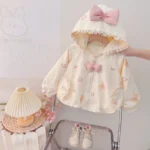 Lace Hat Bowknot Trench Coat