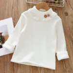 White [Two Flowers - Fleece Lined]