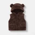 Dark Brown [plush Vest]
