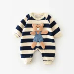 Dark Blue Stripe Bear