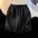 black shorts