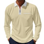Khaki White Collar