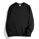 500g Heavyweight Ribbed Cuff Long Sleeve Samurai Black