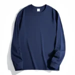 500g Heavyweight Ribbed Cuff Long Sleeve Navy Blue