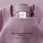 Taro Purple [500g Heavyweight Ribbed Cuff Long Sleeve]
