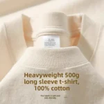 Apricot Color [500g Heavyweight Ribbed Cuff Long Sleeve]