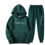 Dark green suit