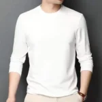 White round Neck Long Sleeve