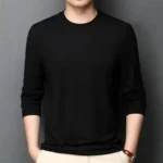 Black round Neck Long Sleeve