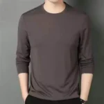 Cound Collar in Coffee Color Long Sleeve