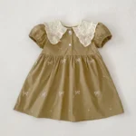 B097-Military Green Dress