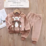 Bow Bear Two-Piece Khaki