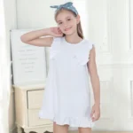 Ruffled Nightgown [white]