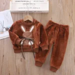 Velvet Rabbit Two-Piece Set Brown