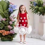 Red + White Heart