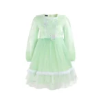 Green Petal Green Single Skirt